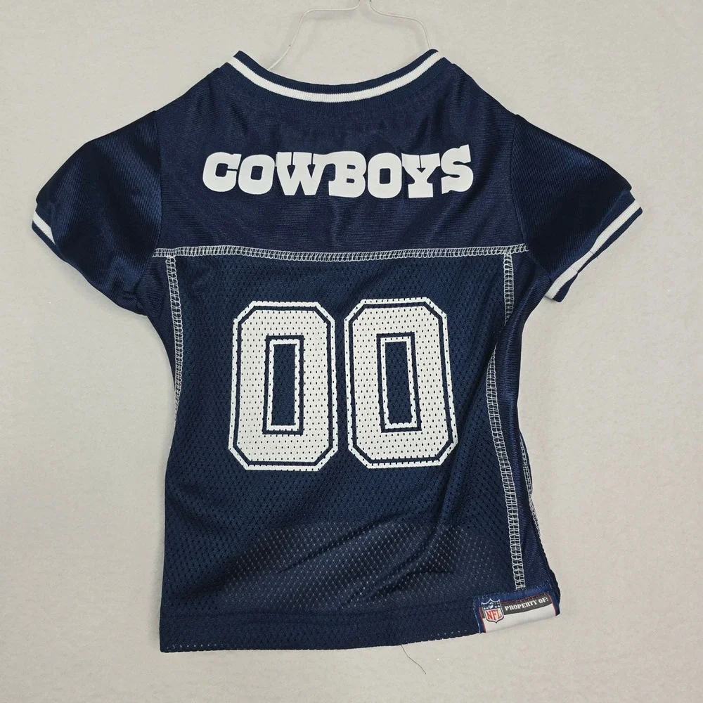 Dog Dallas Cowboys NFL Football‎ Jersey Uniform Shirt Size large
